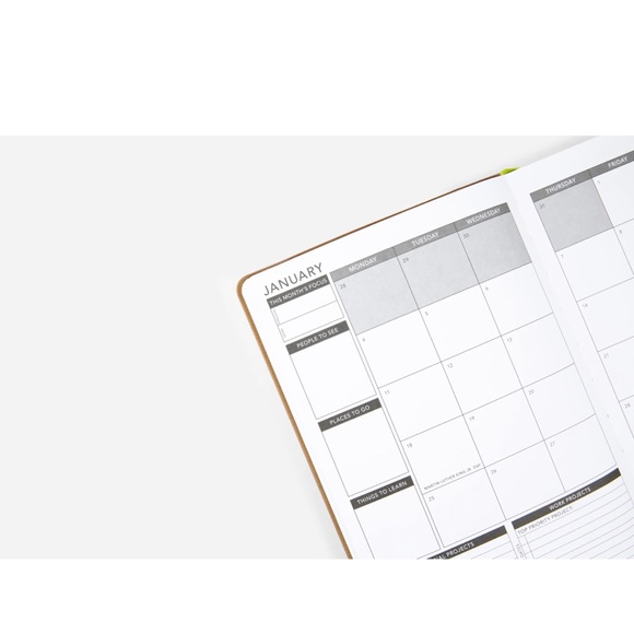 Weekly 2021 Annual Rose Gold Passion Planner Small - Picture 5 of 7